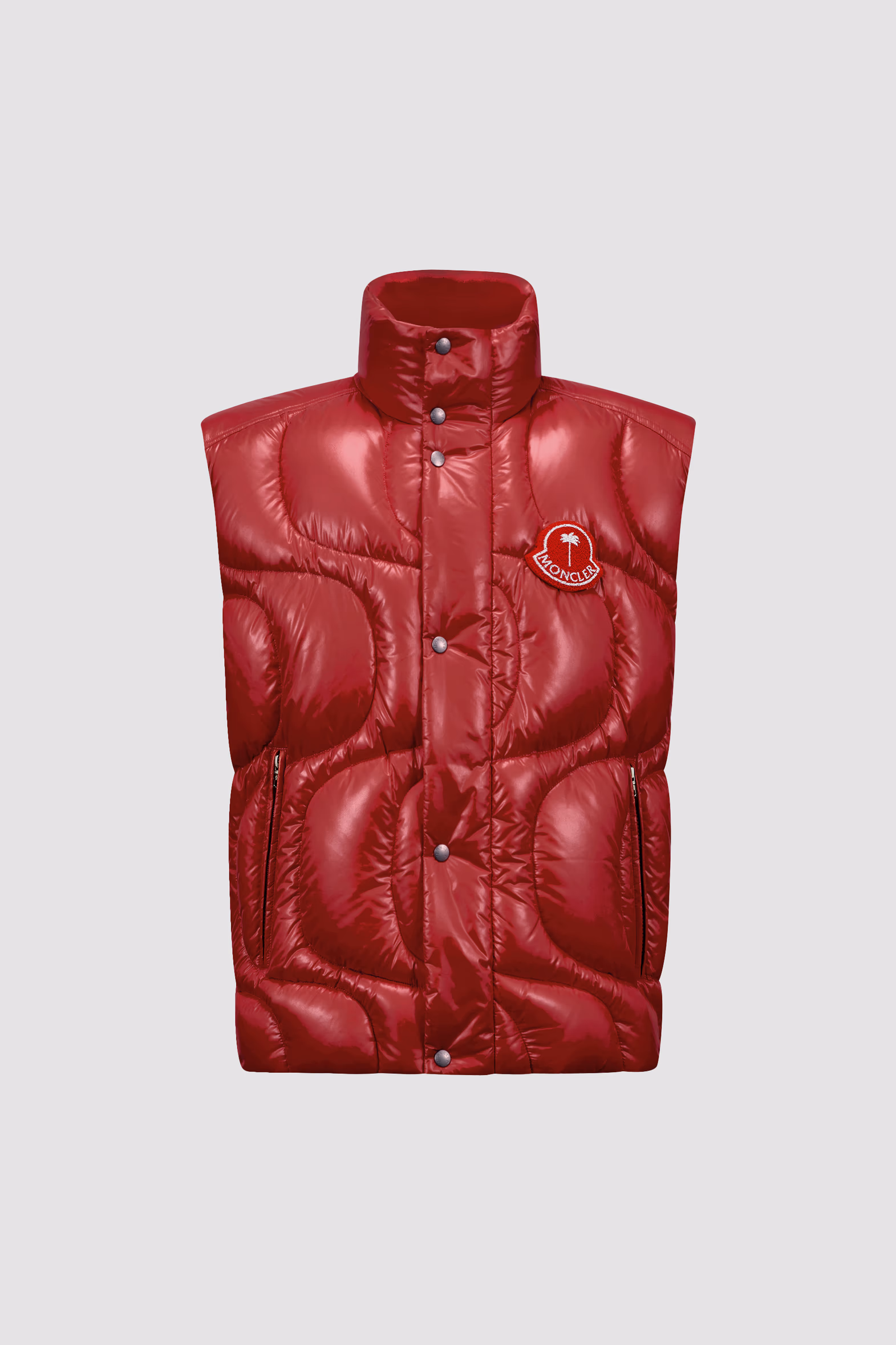 Moncler x Palm Angels Gwenyth Down Vest Gender Neutral Red Moncler 2